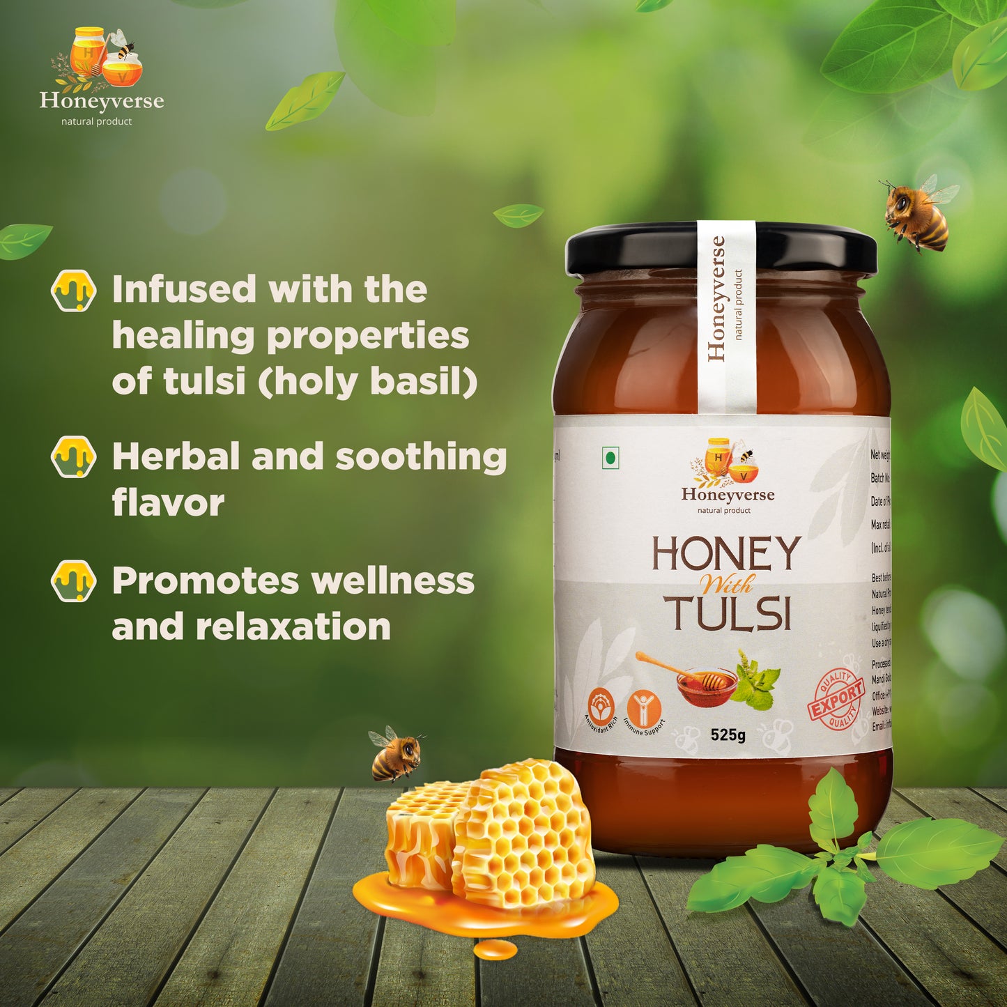 Tulsi Honey