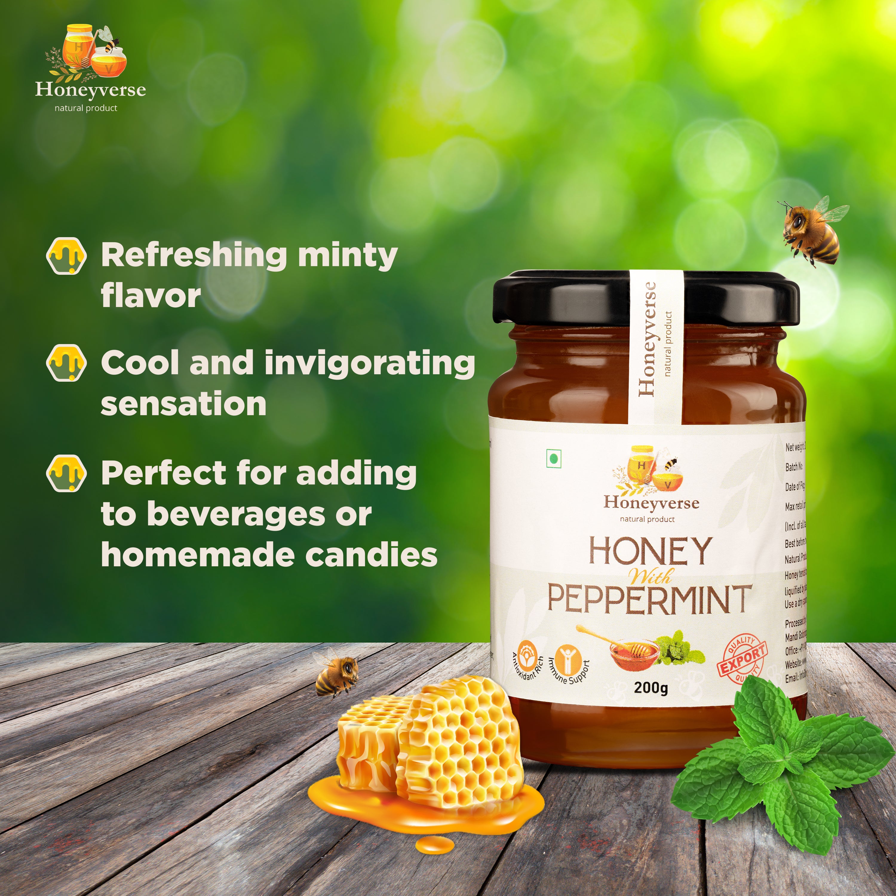 Peppermint Honey