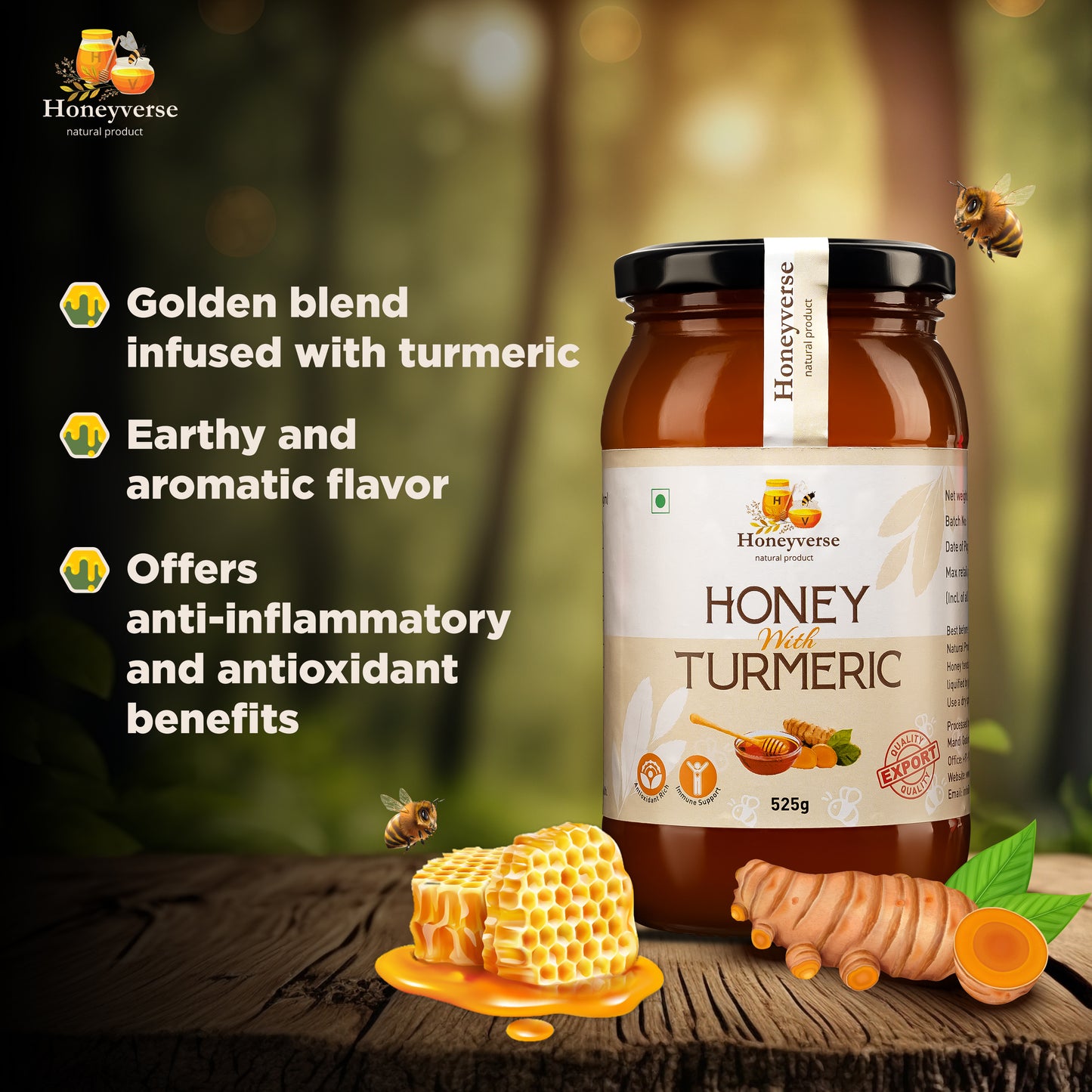 Turmeric Honey